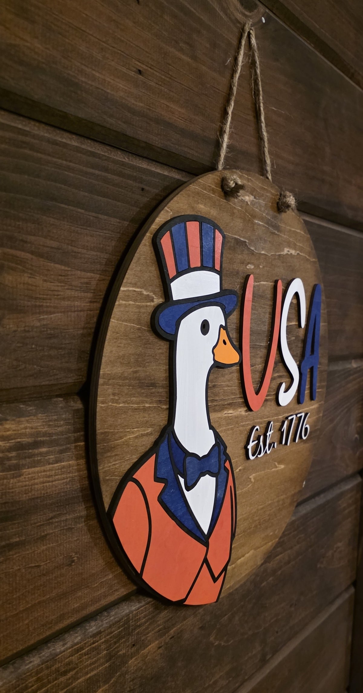 Patriotic Goose, USA (Est.1776) Design