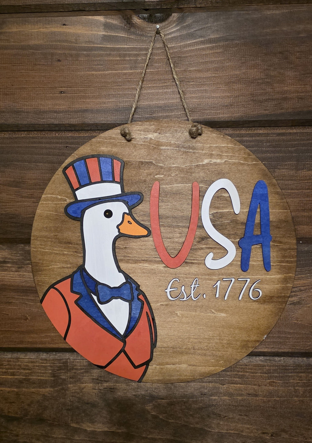 Patriotic Goose, USA (Est.1776) Design