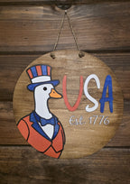 Patriotic Goose, USA (Est.1776) Design