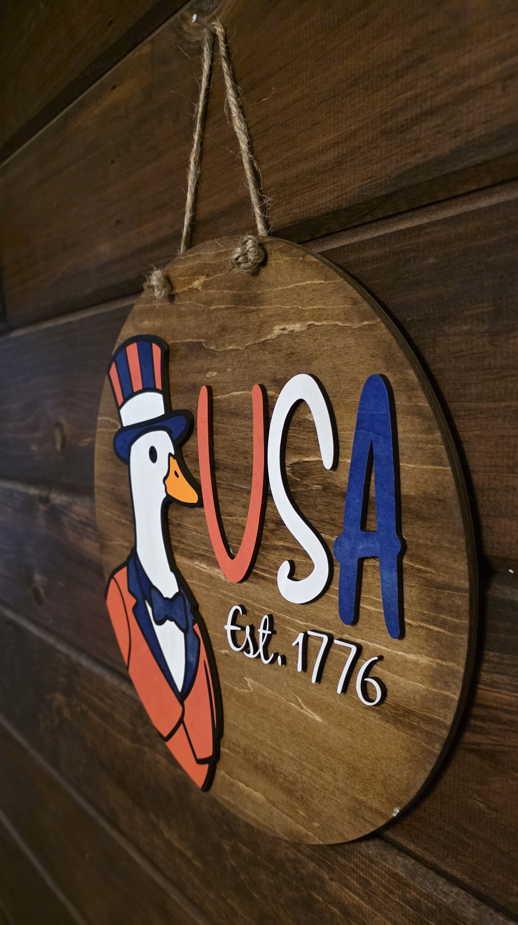 Patriotic Goose, USA (Est.1776) Design