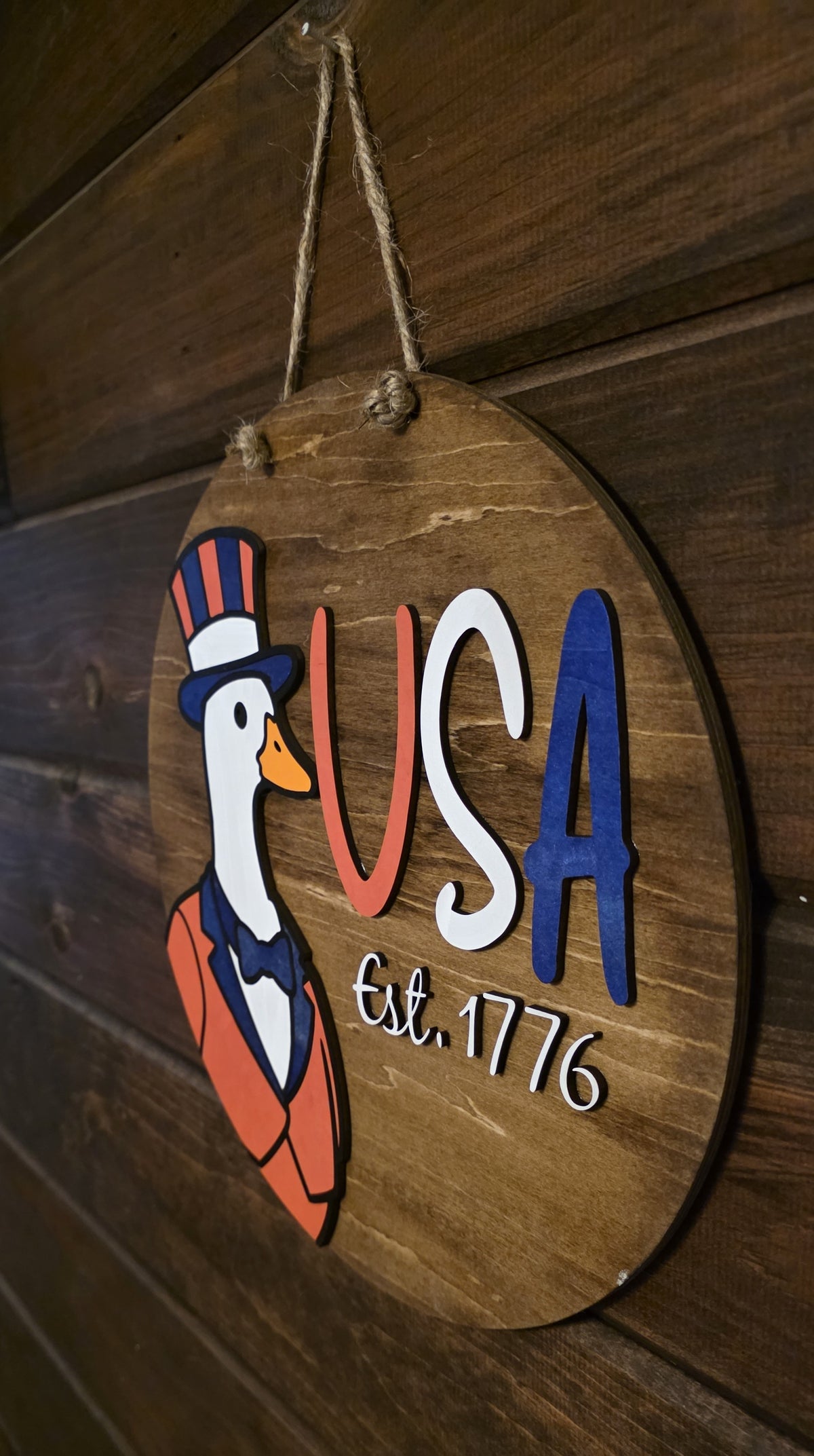 Patriotic Goose, USA (Est.1776) Design