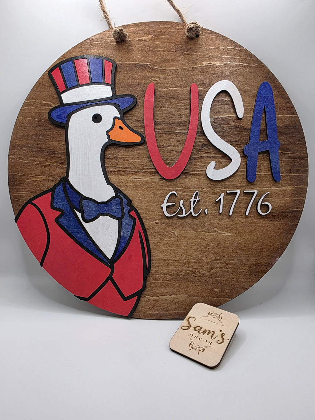 Patriotic Goose, USA (Est.1776) Design