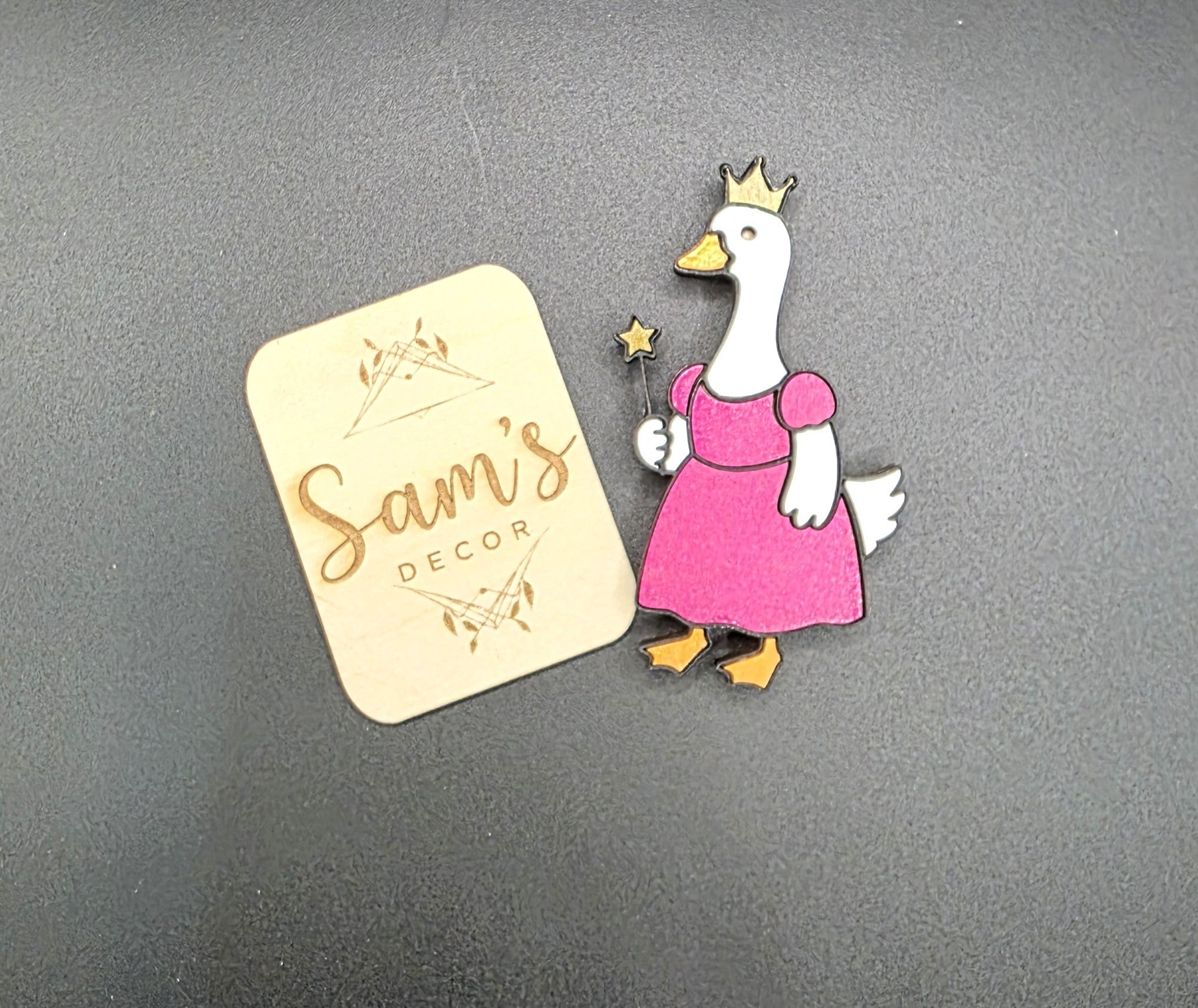 Goose Magnet-  Princess Fairy Design