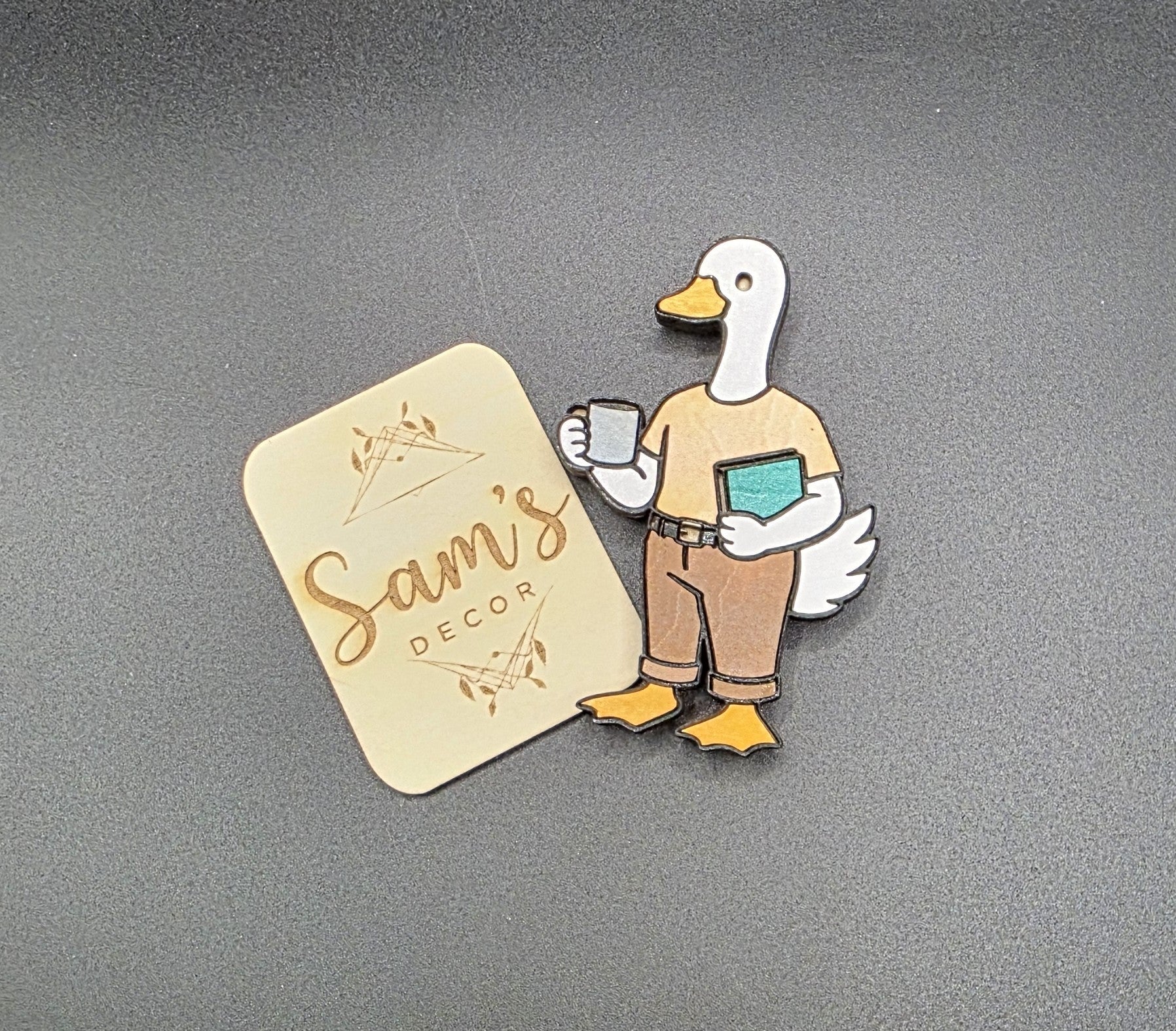 Goose Magnet- Male Teacher Design