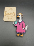 Goose Magnet- Female Early Morning Design
