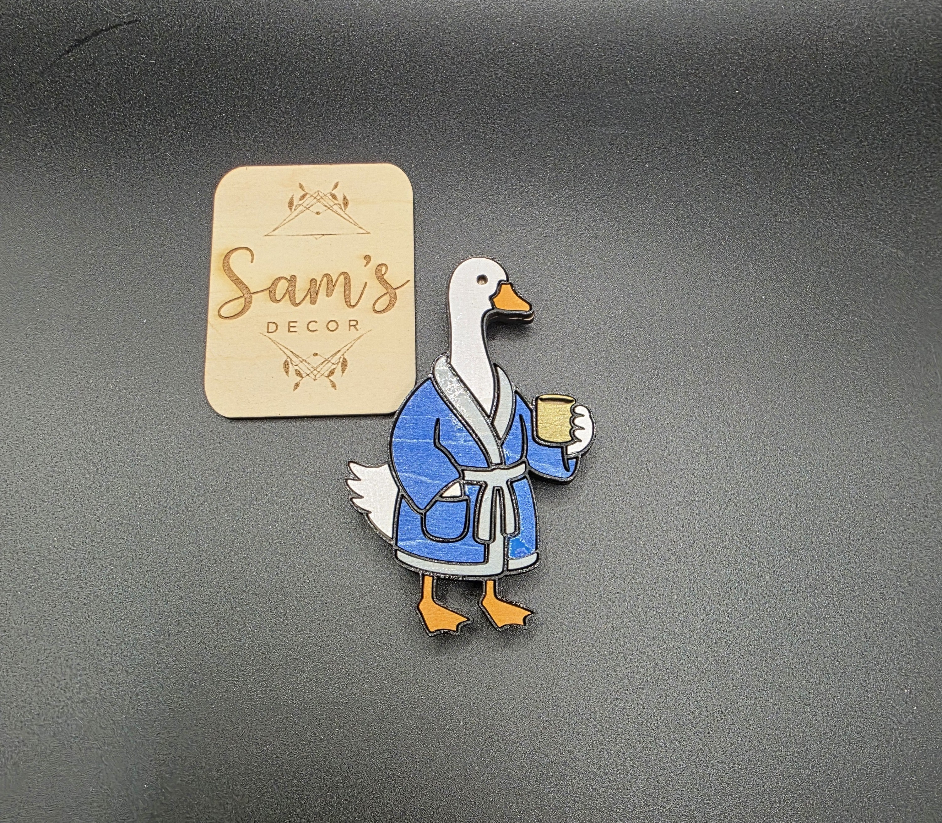Goose Magnet- Male Early Morning Design
