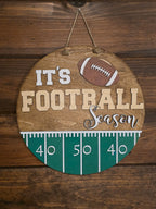 Football Season - 12 inch Door Hanger