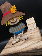 Fall Scarecrow Shelf Sitter
