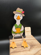 Fall Goose Shelf Sitter