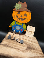 Fall Jack-O-Lantern Shelf Sitter