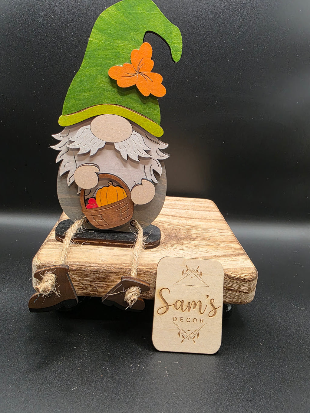 Fall Gnome Shelf Sitter